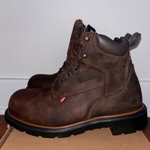 Red Wing 6” Steel Toe Boots, Water Proof, Electrical Hazard lace up, Size 10.5